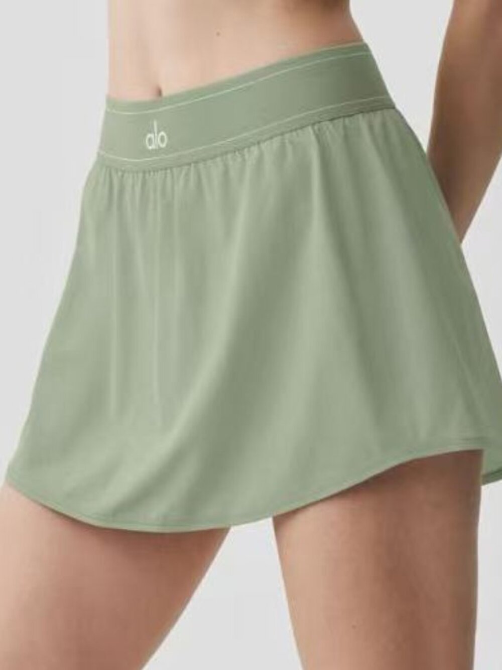 Brand New Alo Yoga🧚‍♀️Match Point Tennis Skirt Dune Grass
